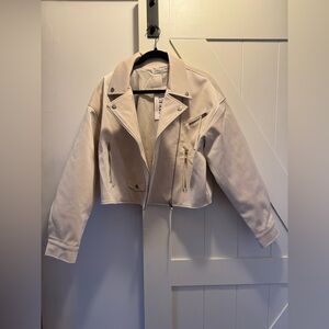 NWT - 12th Tribe Faux Leather Jacket - Perfect for Future Brides